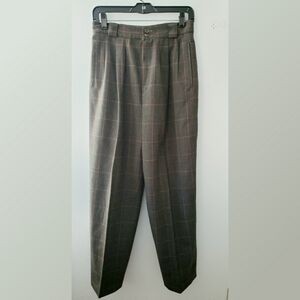 Collectible Gold Vintage Tweed Wool Pants Size 8